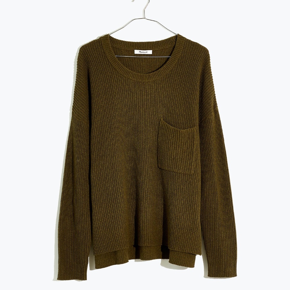 Madewell Thompson Pocket Pullover Sweater